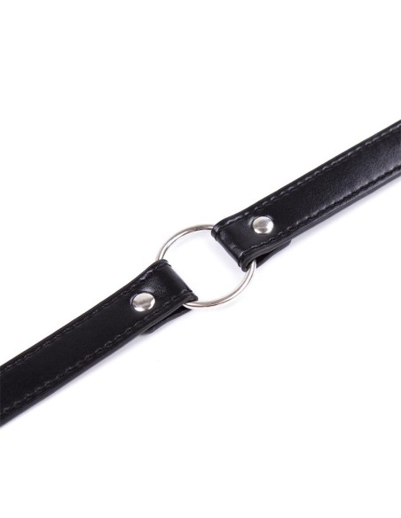 Collar con Aro Ajustable 382 cm Negro Collar con Aro Ajustable 382 cm Negro