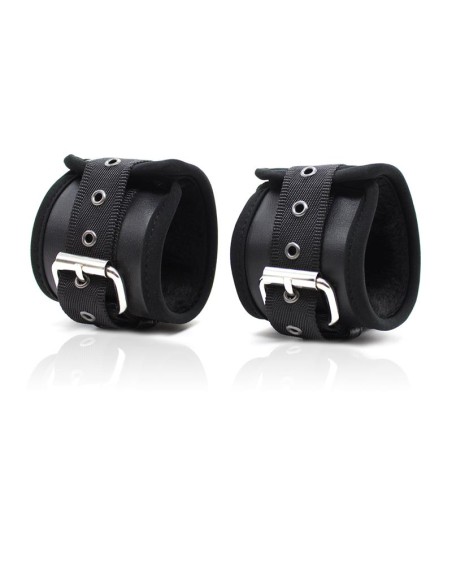 Esposas de Cuero Mosqueton Grande Negro Esposas de Cuero Mosqueton Grande Negro