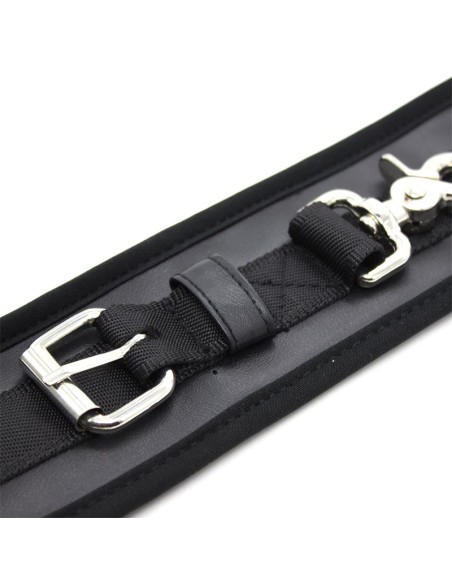 Esposas de Cuero Mosqueton Grande Negro Esposas de Cuero Mosqueton Grande Negro