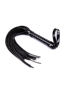 Flogger con Mango Brillante 44 cm Negro 2