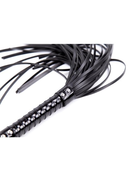Flogger con Mango Brillante 44 cm Negro