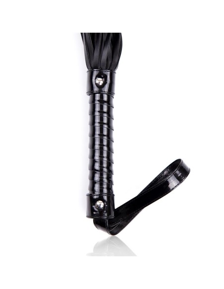 Flogger con Mango Brillante 44 cm Negro