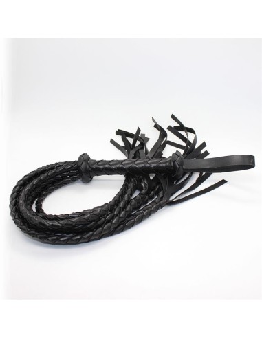 Flogger Trenzado 75 cm Negro