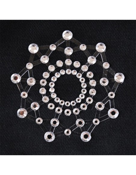 Pezoneras Copo de Nieve Blanco