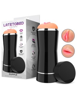Dupple Masturbador Doble Vagina y Boca