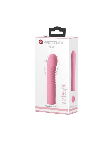 Estimulador Mick Silicona Rosa