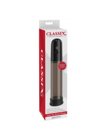 Bomba para el Pene Auto Vac Power Negro Bomba para el Pene Auto Vac Power Negro