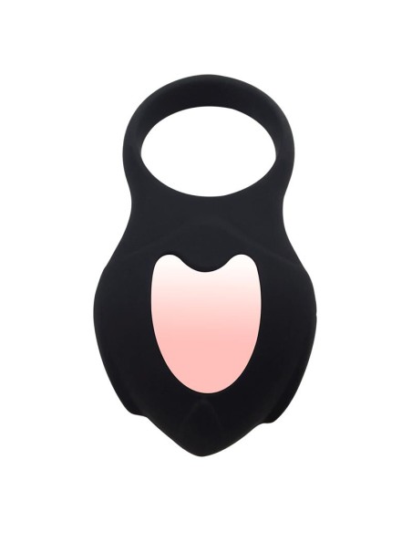 Darkblack Anillo Vibrador con Led Control Remoto USB Silicona Darkblack Anillo Vibrador con Led Control Remoto USB Silicona