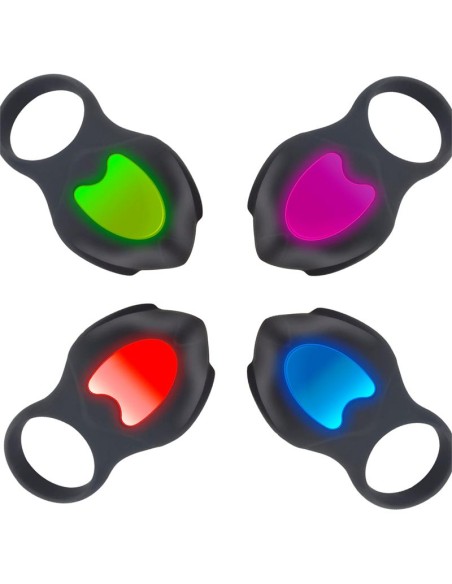 Darkblack Anillo Vibrador con Led Control Remoto USB Silicona Darkblack Anillo Vibrador con Led Control Remoto USB Silicona