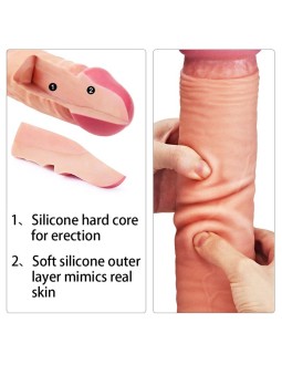 Dildo Nature 12 Dual Layer Natural 2