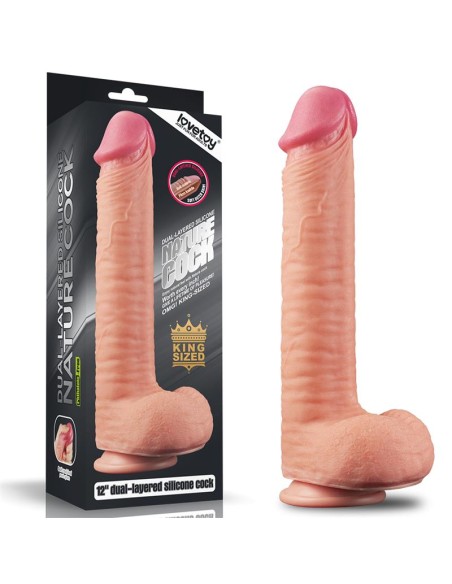 Dildo Nature 12 Dual Layer Natural