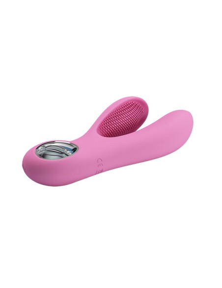 Vibrador Canrol USB Silicona Rosa Suave Vibrador Canrol USB Silicona Rosa Suave