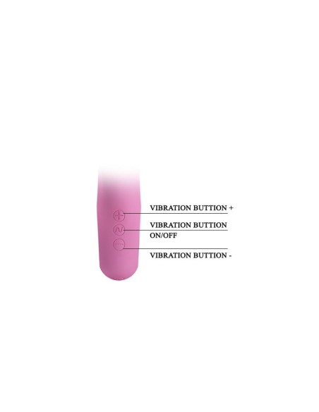 Vibrador Canrol USB Silicona Rosa Suave Vibrador Canrol USB Silicona Rosa Suave