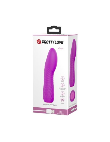 Vibrador Abner USB Silicona Purpura