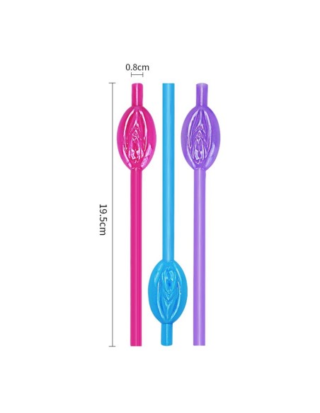 Pajita de Vagina Pack de 9
