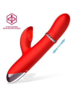 Divya Vibrador con Aro de Bolas Internas Up and Down y Pulsacion 3 Motores Independientes USB 2