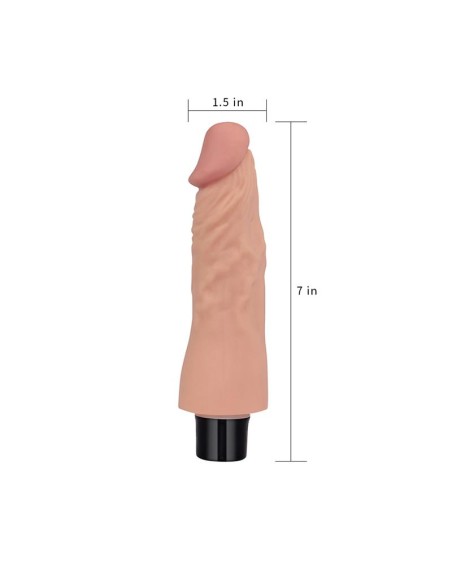 Vibrador Real Softee 7 Natural Vibrador Real Softee 7 Natural