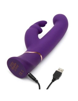 Greedy Girl Vibrador con Movimiento Estimulador punto G y Rabbit Purpura 2