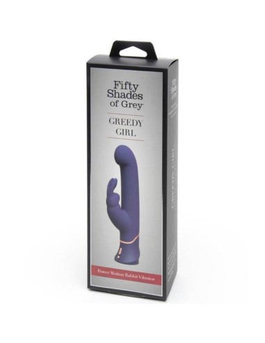 Greedy Girl Vibrador con Movimiento Estimulador punto G y Rabbit Purpura