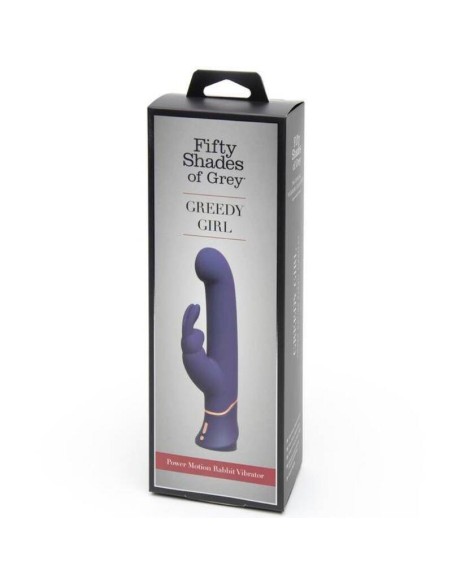 Greedy Girl Vibrador con Movimiento Estimulador punto G y Rabbit Purpura Greedy Girl Vibrador con Movimiento Estimulador punto G y Rabbit Purpura