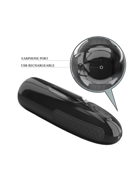 Masturbador Automatico Marlos con Vibracion y Movimiento USB