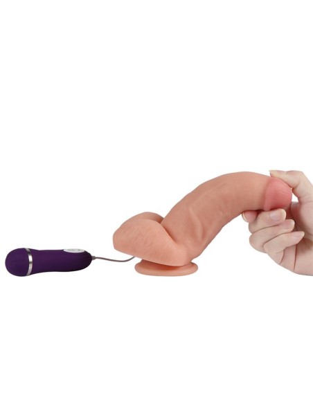 Vibrador Realista Control Remoto Red Eagle 17 cm