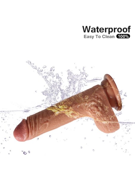 Dildo Silicona Doble Densidad Crowley 18 cm