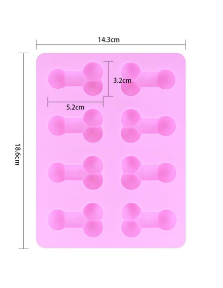 Molde para Chocolate o Hielo Forma de Pene