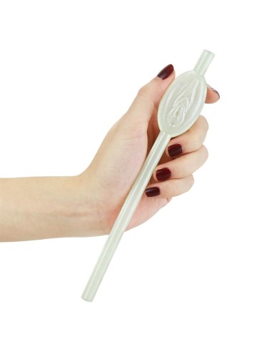 Pajita de Vagina Brilla en la Oscuridad Pack de 9