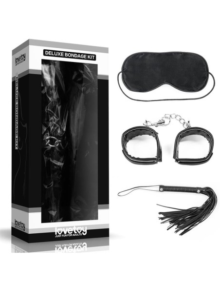 Kit Bondage Deluxe Negro Kit Bondage Deluxe Negro