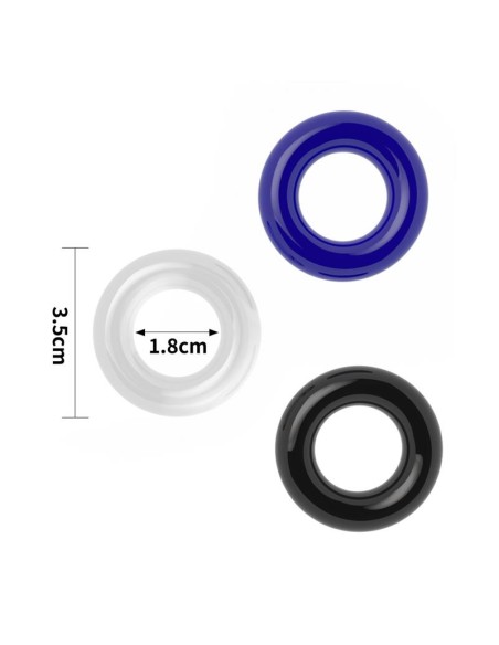 Pack de 3 Anillos para el Pene Power Plus