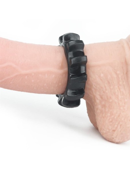 Anillo para el Pene Power Plus Negro Anillo para el Pene Power Plus Negro
