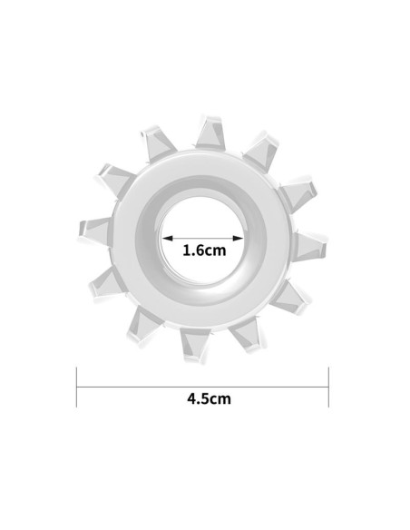 Anillo para el Pene Power Plus Transparente Anillo para el Pene Power Plus Transparente