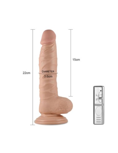 Dildo Real Extreme con Vibracion 85 Natural