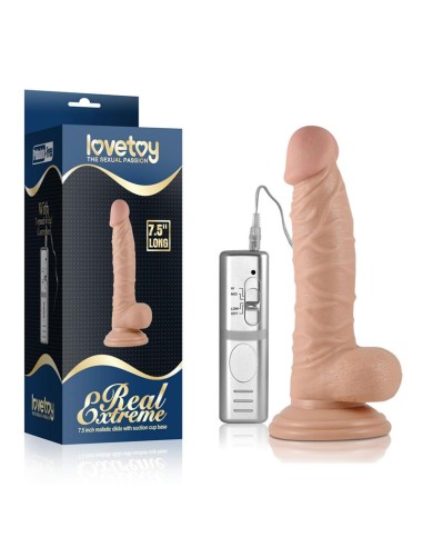 Dildo Real Extreme con Vibracion 75 Natural