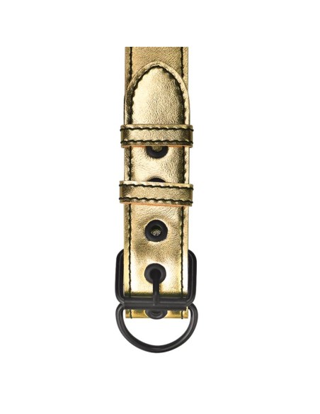 Collar con Correa Bondage Dorado