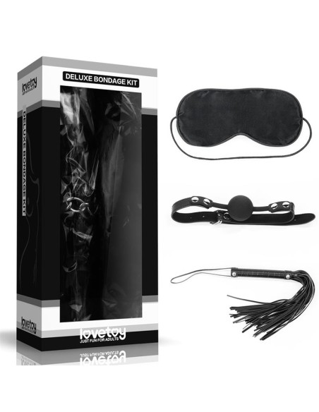Kit Bondage Deluxe Negro Kit Bondage Deluxe Negro