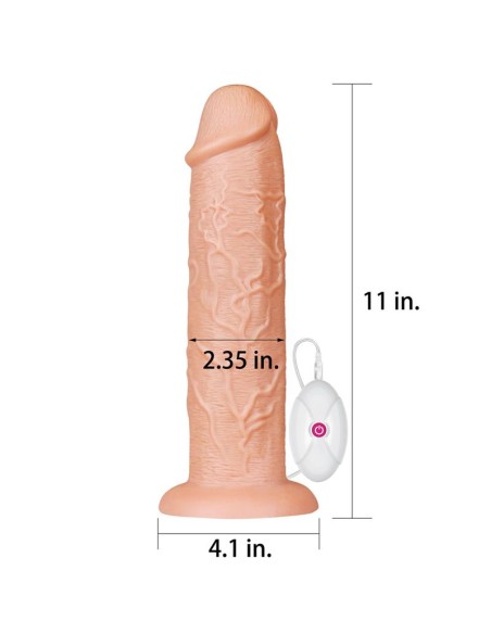 Dildo King 11 con Vibracion Natural