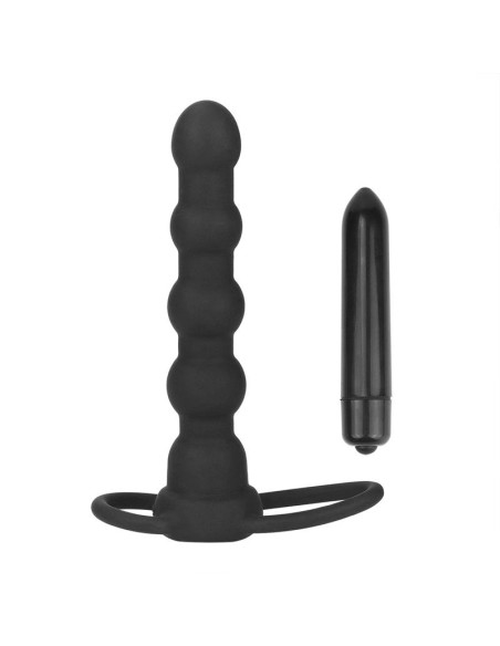 Plug Anal Double Prober con Vibracion Negro