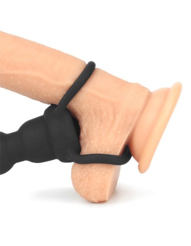 Plug Anal Double Prober con Vibracion Negro