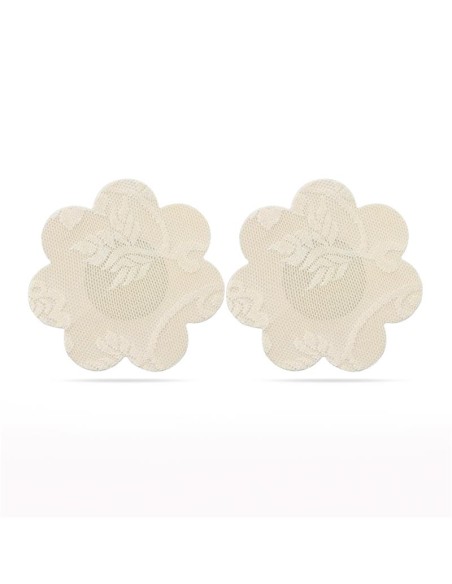 Pack Pezoneras Flor y Corazon Beige