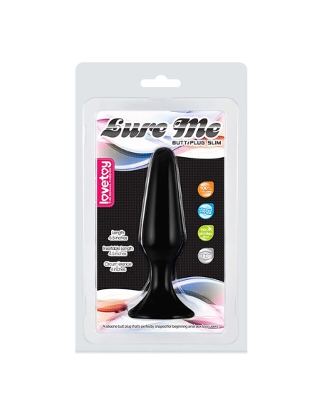 Plug Anal Lure Me Talla L Negro Plug Anal Lure Me Talla L Negro