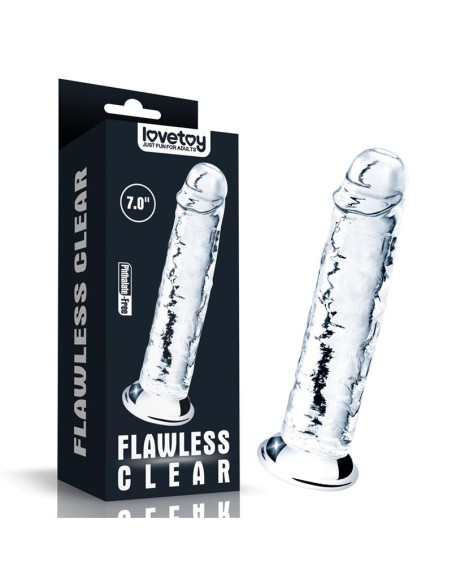 Dildo Flawless Clear 7 Transparente
