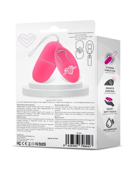 Ecopink Huevo Vibrador con Control Remoto