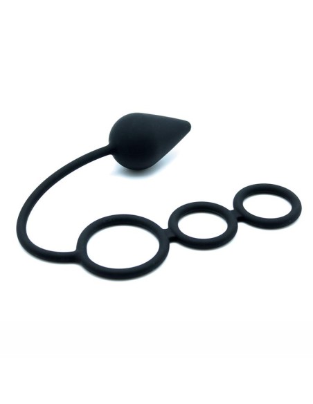Rimba Latex Play Cadena Anal Color Negro Rimba Latex Play Cadena Anal Color Negro
