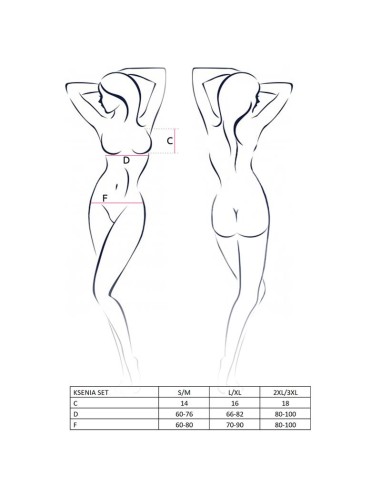 Ksenia Set Sujetador Abierto Negro