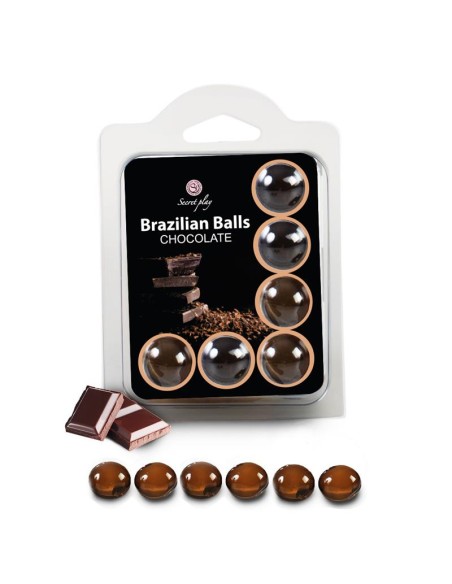 Brazilian Balls Set 6 Chocolate Brazilian Balls Set 6 Chocolate