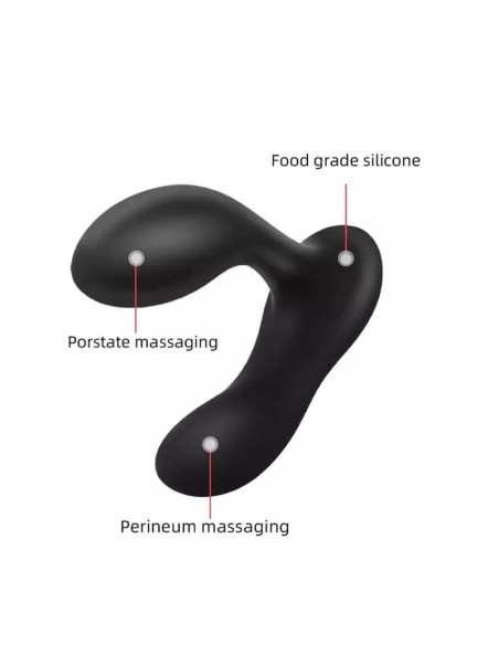 Brett Masajeador Prostatico Control Remoto USB Silicona Liquida