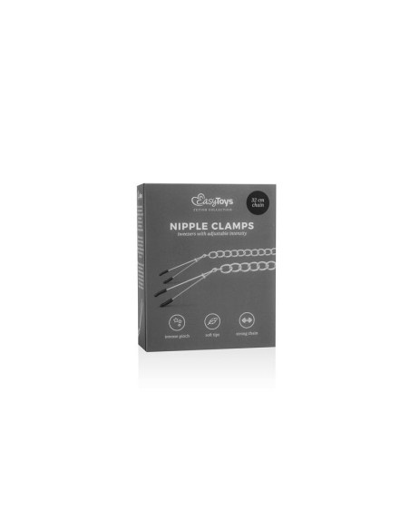 Pinzas con Cadena de Metal para Pezones