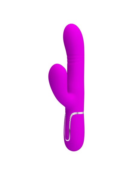 Mariana Vibrador 4en1 Silicona Fucsia